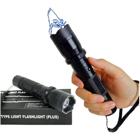 Linterna Eléctrica con Taser Integrado - Ilumina y Protege